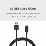 XIAOMI USB CABLE 1.2 M UPTO 2 A FAST CHARGE TYPE B ORIGINAL CABLE