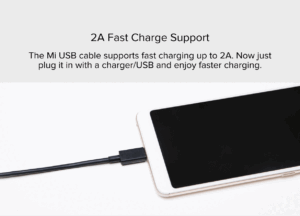 XIAOMI USB CABLE 1.2 M UPTO 2 A FAST CHARGE TYPE B ORIGINAL CABLE